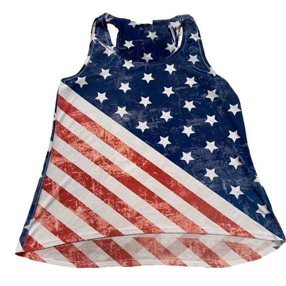 love J Tops - Love J | NWOT American flag Independence Day 4th of July Patriotic tank top